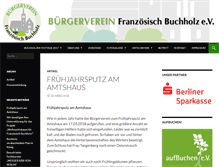 Tablet Screenshot of buergerverein-franzoesisch-buchholz.de